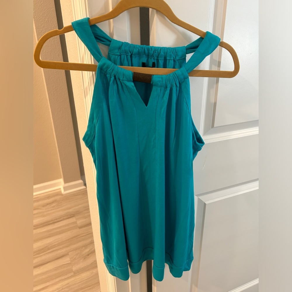 Women’s Teal Tank Top, size L
